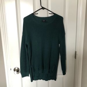FOREST GREEN OVERSIZED SWEATER